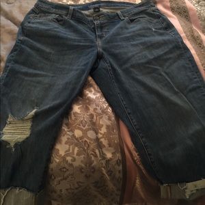 Crop jeans